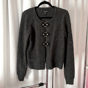 Cynthia Rowley Gray Cardigan Sweater